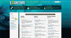 Desktop Screenshot of exorithm.com